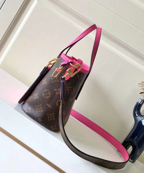 1:1 Replica Louis Vuitton LV Neverfull Bandoulière Inside Out BB Monogram Luxury Women Bag M12106 24cm
