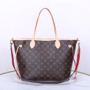 1:1 Replica Louis Vuitton LV Neverfull Bandoulière Inside Out MM Monogram Luxury Women Bag M12096 31cm/ 12.2in