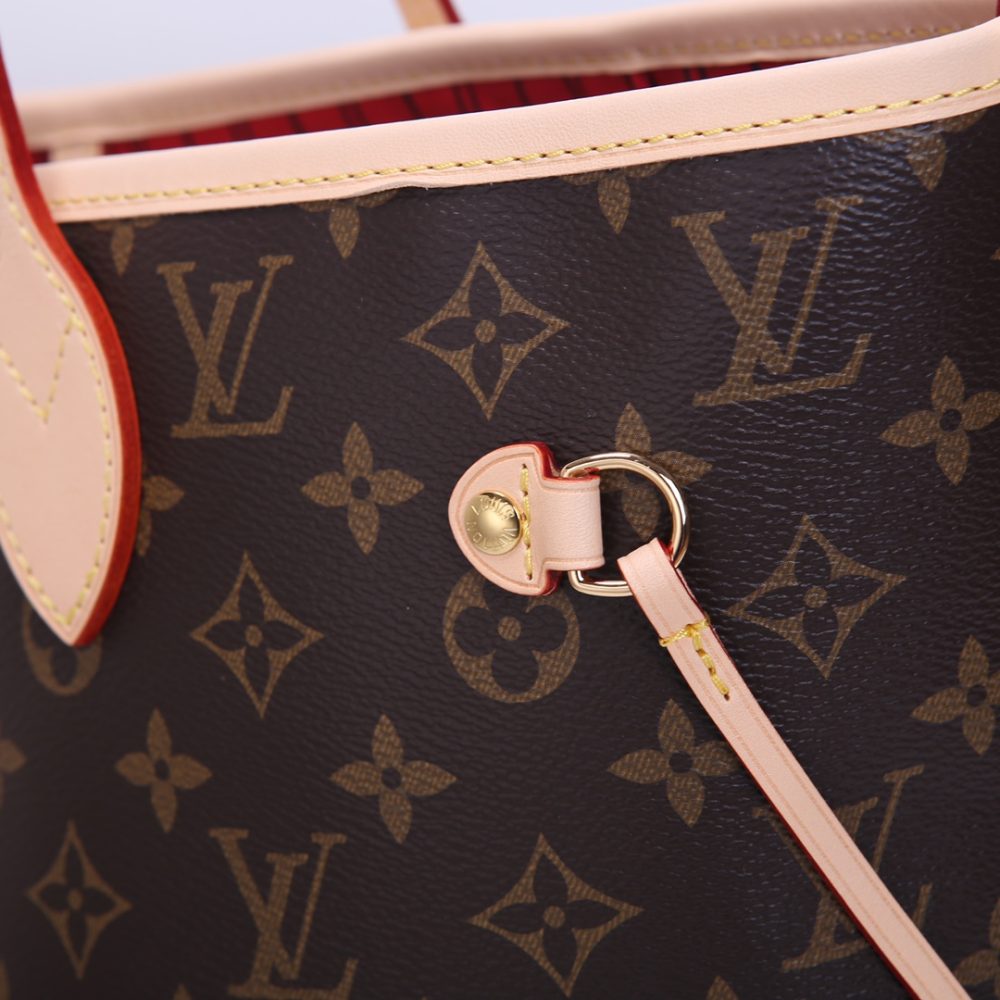 1:1 Replica Louis Vuitton LV Neverfull Bandoulière Inside Out MM Monogram Luxury Women Bag M12096 31cm/ 12.2in - Image 4