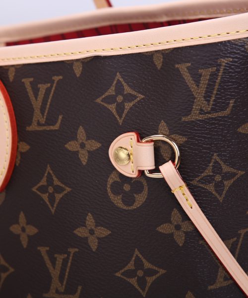 1:1 Replica Louis Vuitton LV Neverfull Bandoulière Inside Out MM Monogram Luxury Women Bag M12096 31cm/ 12.2in