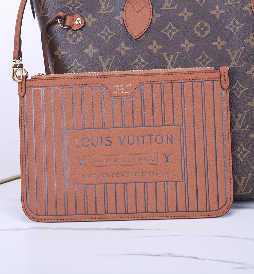1:1 Replica Louis Vuitton LV Neverfull Inside Out MM Other Leathers Luxury Women Bag M12061 31cm/ 12.2in