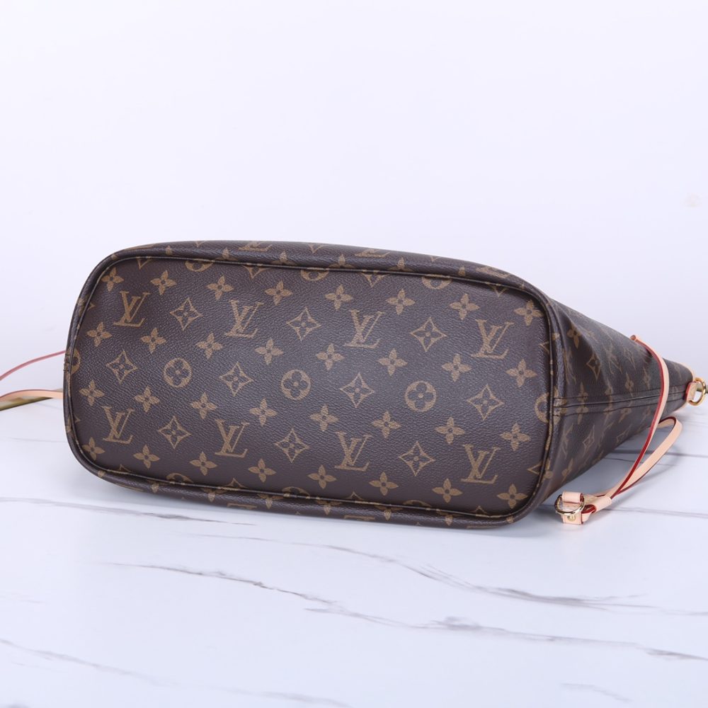 1:1 Replica Louis Vuitton LV Neverfull Bandoulière Inside Out MM Monogram Luxury Women Bag M12096 31cm/ 12.2in - Image 5