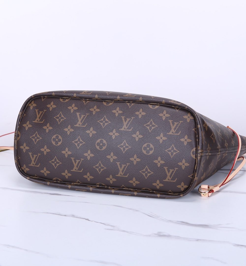 1:1 Replica Louis Vuitton LV Neverfull Bandoulière Inside Out MM Monogram Luxury Women Bag M12096 31cm/ 12.2in