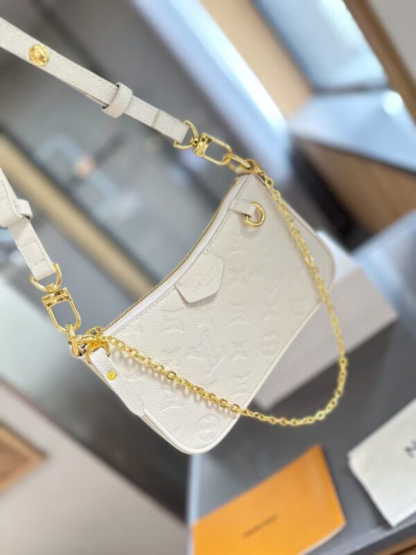 1:1 Replica Louis Vuitton LV Easy Pouch On Strap Monogram Empreinte Luxury Women Bag M81066