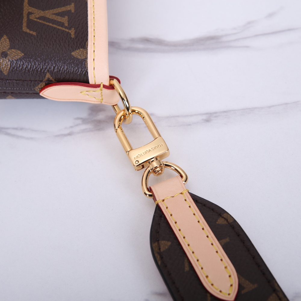 1:1 Replica Louis Vuitton LV Neverfull Bandoulière Inside Out MM Monogram Luxury Women Bag M12096 31cm/ 12.2in - Image 7