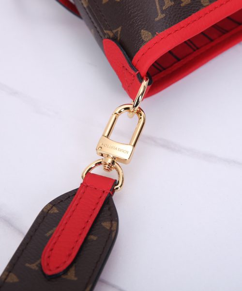 1:1 Replica Louis Vuitton LV Neverfull Bandoulière Inside Out MM Monogram Luxury Women Bag M12708 31cm/ 12.2in