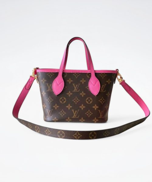1:1 Replica Louis Vuitton LV Neverfull Bandoulière Inside Out BB Monogram Luxury Women Bag M12106 24cm