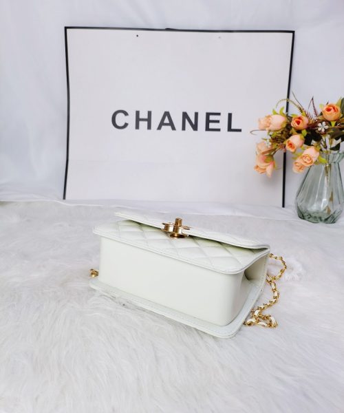 [REP 1:1] Chanel 21 White luxury Bag  For Women, Women's Bags 22cm