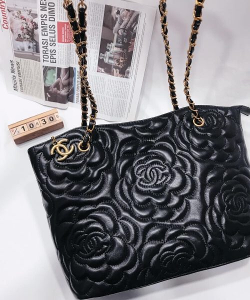 [REP 1:1] Chanel New Style Camelia genuine leather shoulder crossbody bag luxury Bag  For Women, Women's Bags 32cm