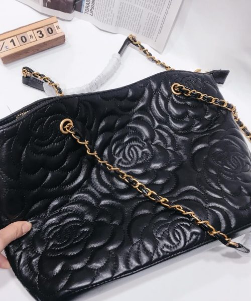 [REP 1:1] Chanel New Style Camelia genuine leather shoulder crossbody bag luxury Bag  For Women, Women's Bags 32cm