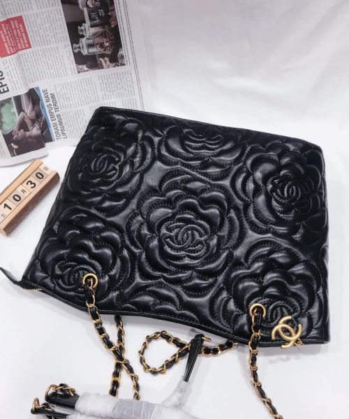 [REP 1:1] Chanel New Style Camelia genuine leather shoulder crossbody bag luxury Bag  For Women, Women's Bags 32cm