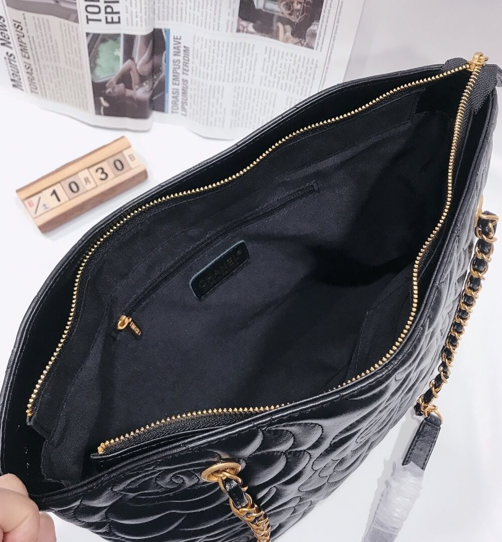 [REP 1:1] Chanel New Style Camelia genuine leather shoulder crossbody bag luxury Bag  For Women, Women's Bags 32cm