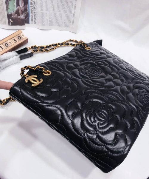 [REP 1:1] Chanel New Style Camelia genuine leather shoulder crossbody bag luxury Bag  For Women, Women's Bags 32cm