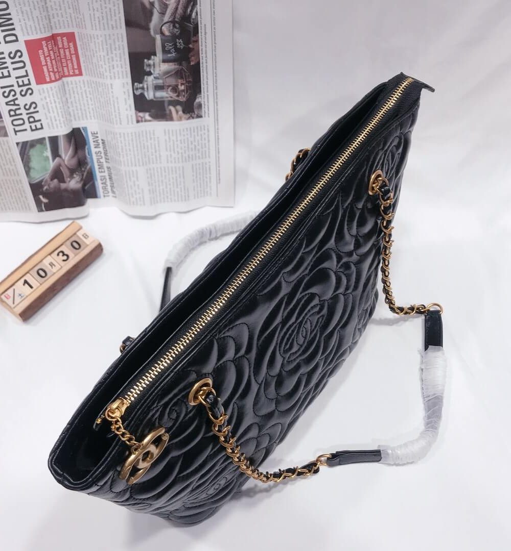 [REP 1:1] Chanel New Style Camelia genuine leather shoulder crossbody bag luxury Bag  For Women, Women's Bags 32cm