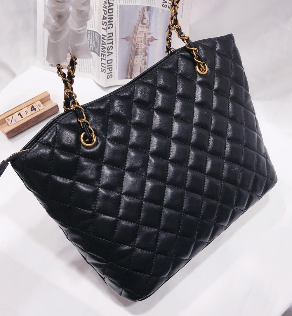 [REP 1:1] Chanel CF2 Series Sheep Leather Tote Bag luxury Bag  For Women, Women's Bags 32cm