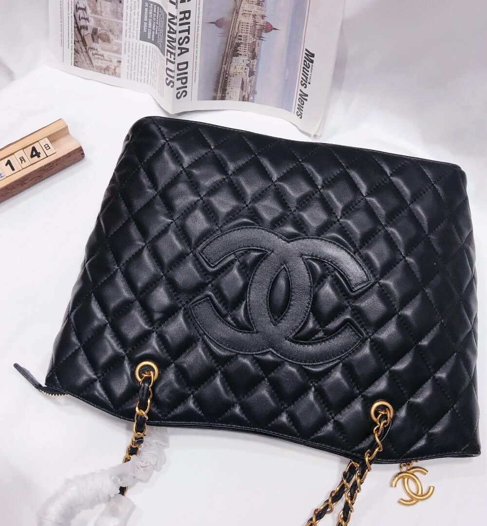[REP 1:1] Chanel CF2 Series Sheep Leather Tote Bag luxury Bag  For Women, Women's Bags 32cm