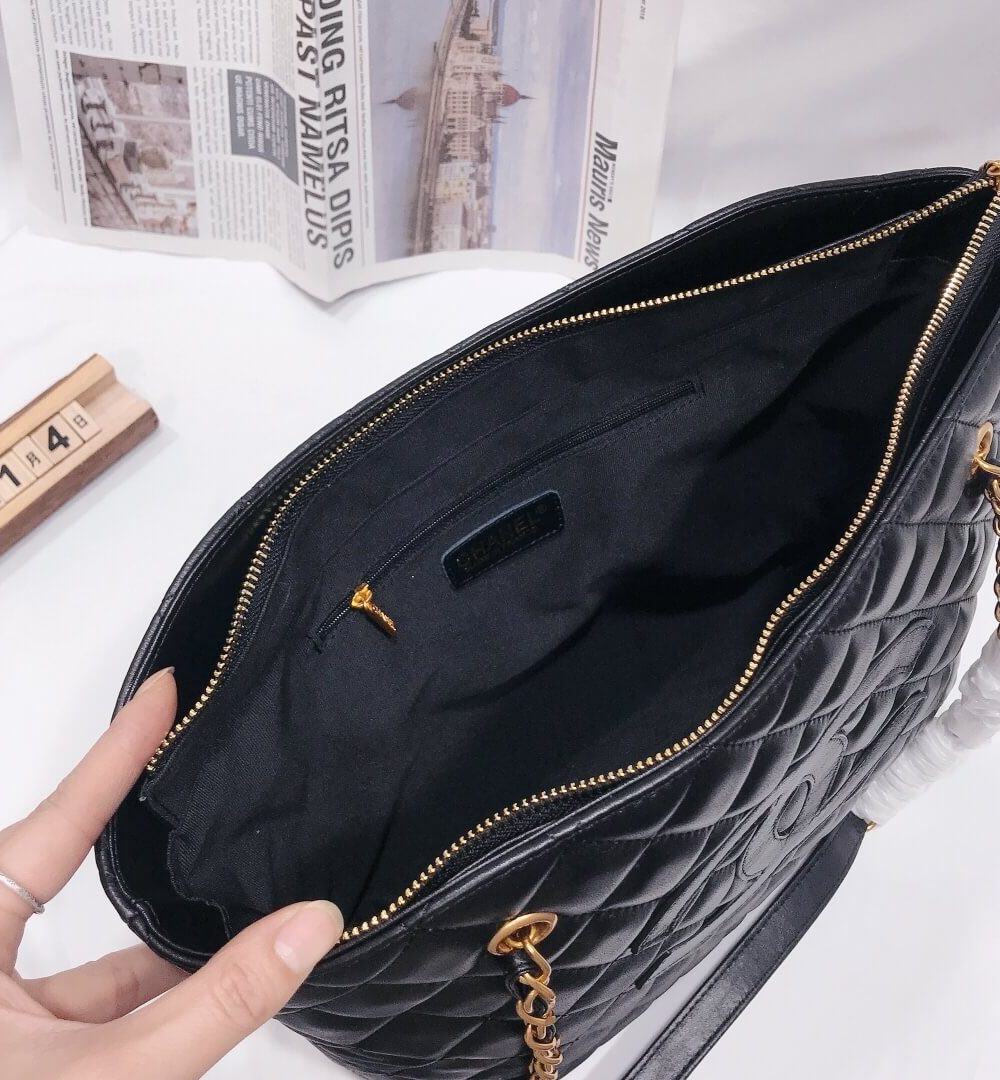 [REP 1:1] Chanel CF2 Series Sheep Leather Tote Bag luxury Bag  For Women, Women's Bags 32cm