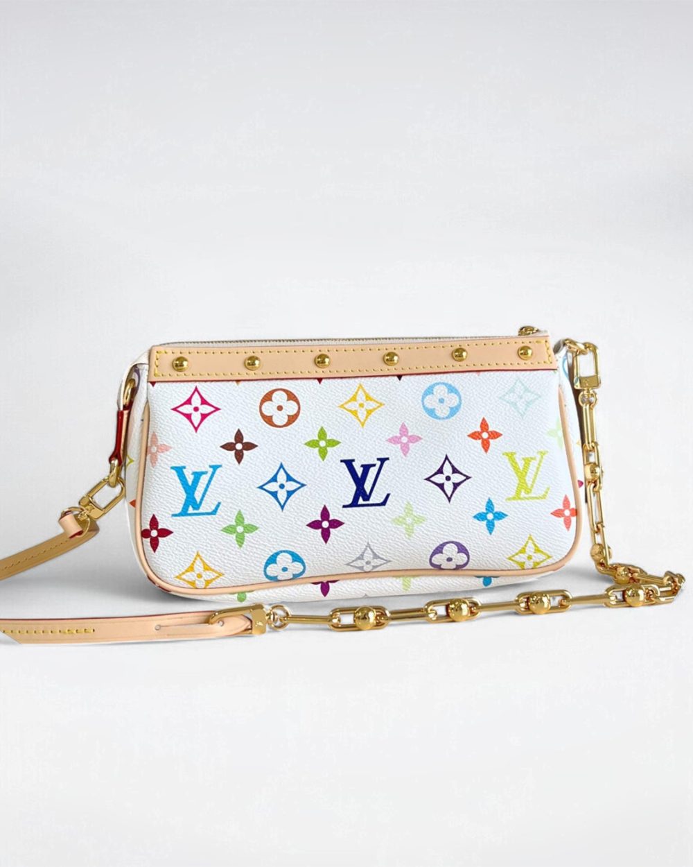 1:1 Replica Louis Vuitton LV x TM Pochette Accessories Autres Toiles Monogram Luxury Bag For Women M13404 - 22 cm