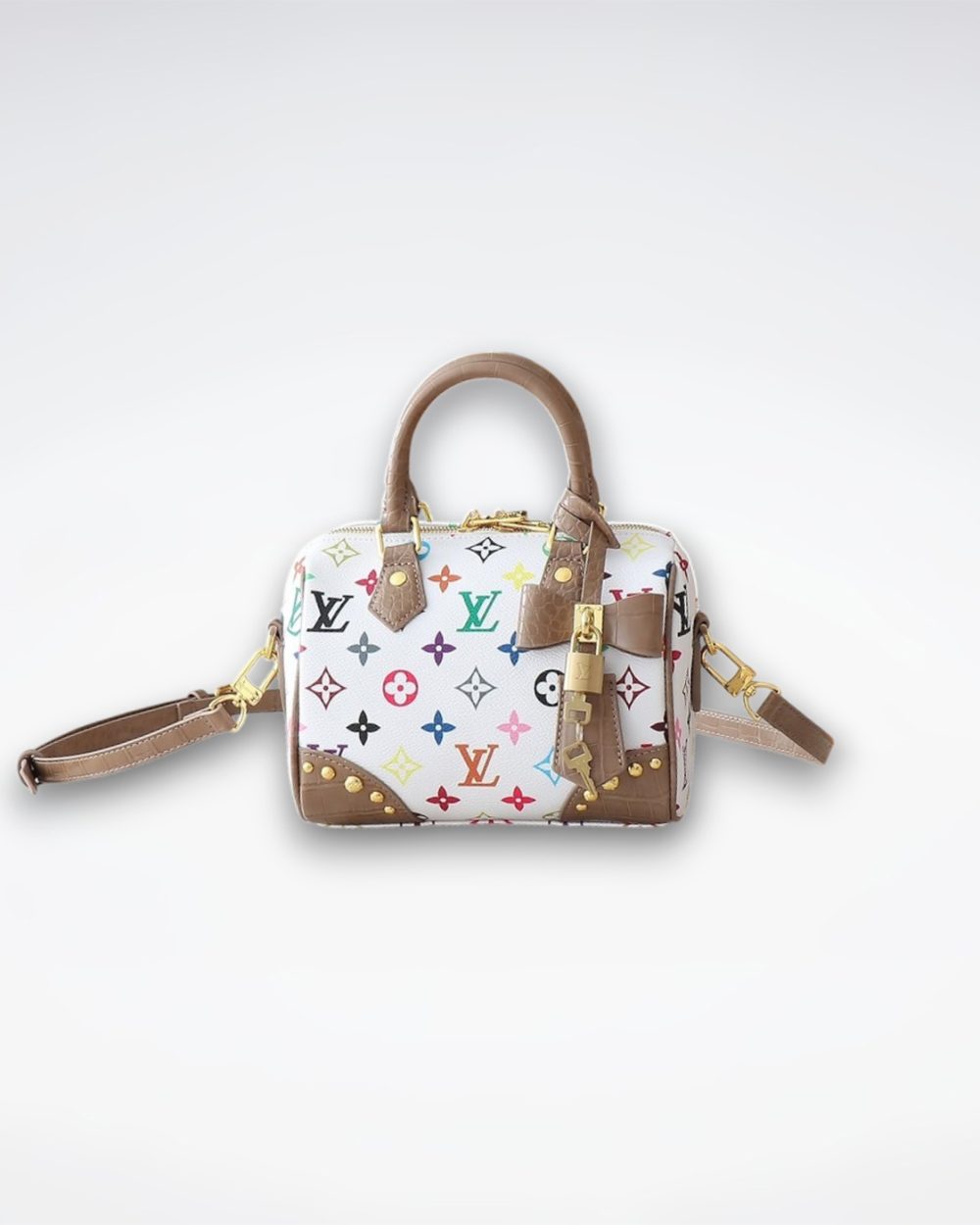 1:1 Replica Louis Vuitton LV Speedy Bandoulière 20 1 Luxury Bag For Women M58953 M46234 M46222 - 20.5 cm