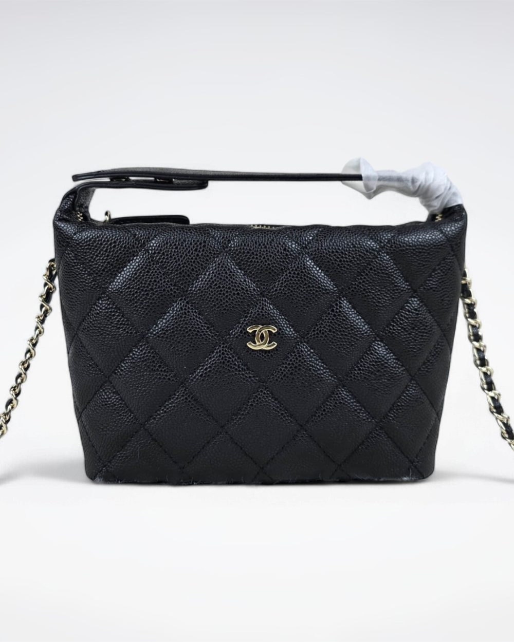 [REP 1:1] Chanel  25C lunch box bag Black luxury Bag For Women, Women’s Bags 21.5cm