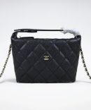 [REP 1:1] Chanel  25C lunch box bag Black luxury Bag For Women, Women’s Bags 21.5cm