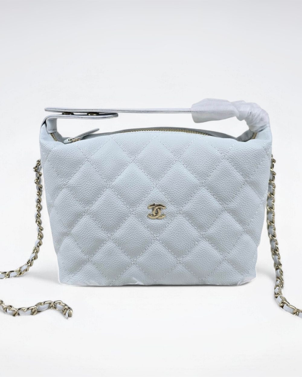 [REP 1:1] Chanel  25C lunch box bag white luxury Bag For Women, Women’s Bags 21.5cm