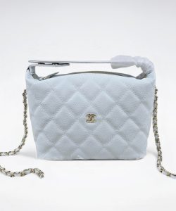 [REP 1:1] Chanel  25C lunch box bag white luxury Bag For Women, Women’s Bags 21.5cm