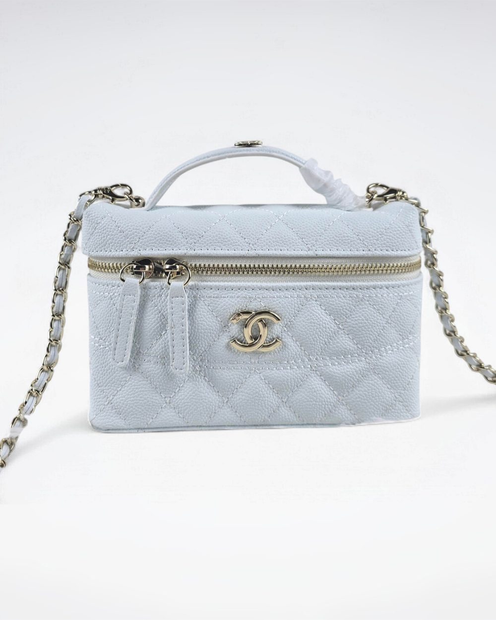 [REP 1:1] Chanel Mini Exquisite small chain clutch bag White luxury Bag  For Women, Women's Bags 19.5 cm