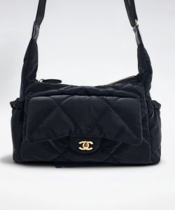 [REP 1:1] Chanel Ski series hobo small flannel luxury Bag  For Women, Women's Bags 32cm