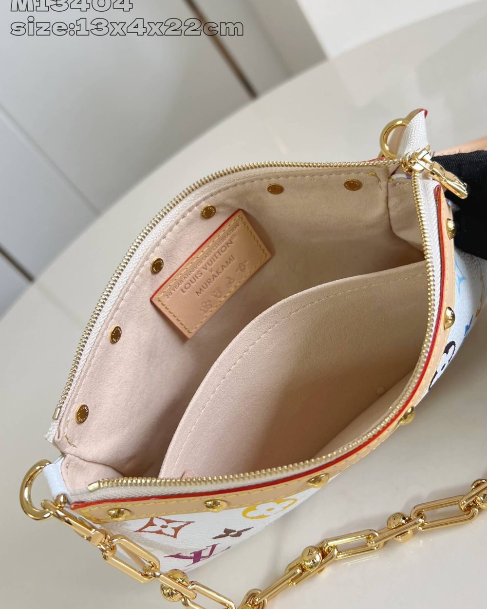 1:1 Replica Louis Vuitton LV x TM Pochette Accessories Autres Toiles Monogram Luxury Bag For Women M13404 - 22 cm