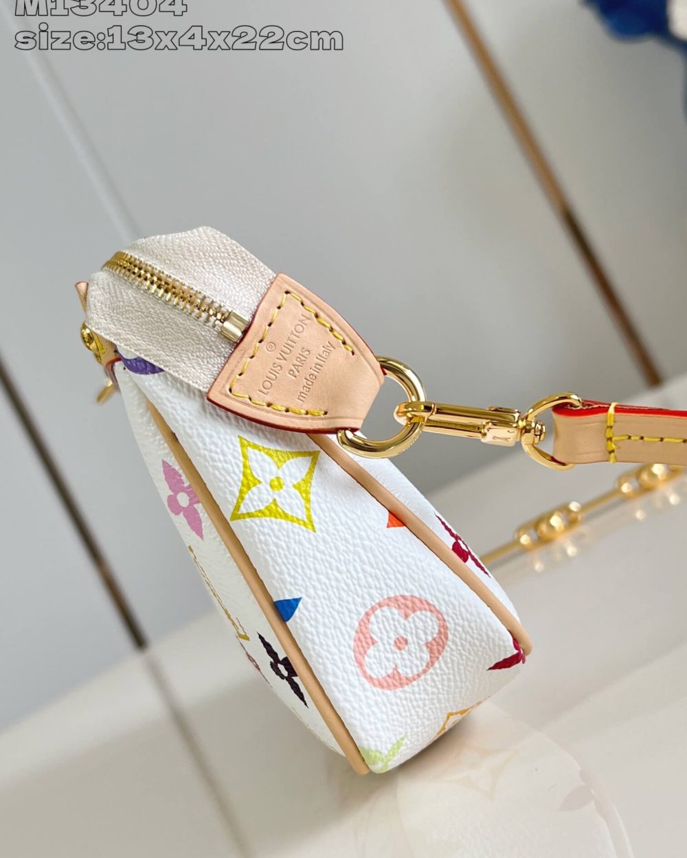 1:1 Replica Louis Vuitton LV x TM Pochette Accessories Autres Toiles Monogram Luxury Bag For Women M13404 - 22 cm