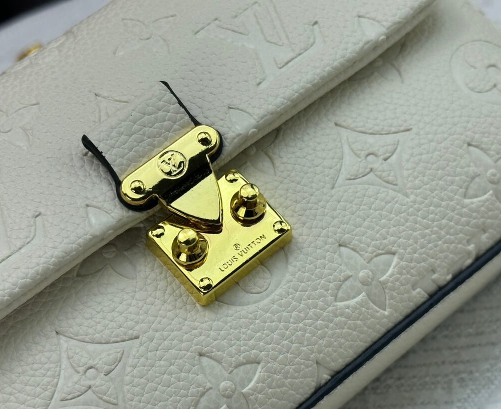 1:1 Replica Louis Vuitton LV Nano Madeleine Bicolor Monogram Empreinte Leather Luxury Bag For Women M12145  - 21cm