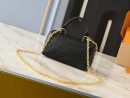 1:1 Replica Louis Vuitton LV Nano Madeleine Bicolor Monogram Empreinte Leather Luxury Bag For Women M12144  - 21cm