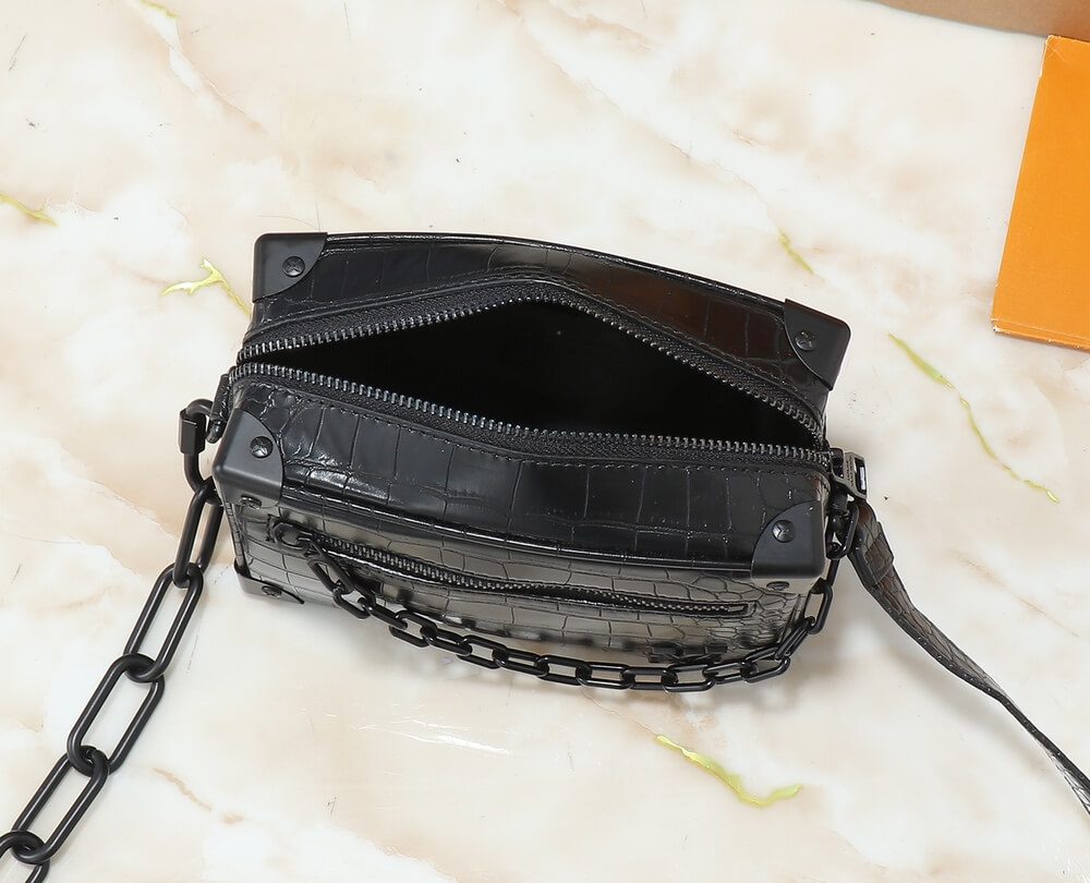 1:1 Replica Louis Vuitton LV Soft Trunk Taurillon Monogram 3 Luxury Bag For Women M57702 M44480 M68906 M44735 - 18.5 cm