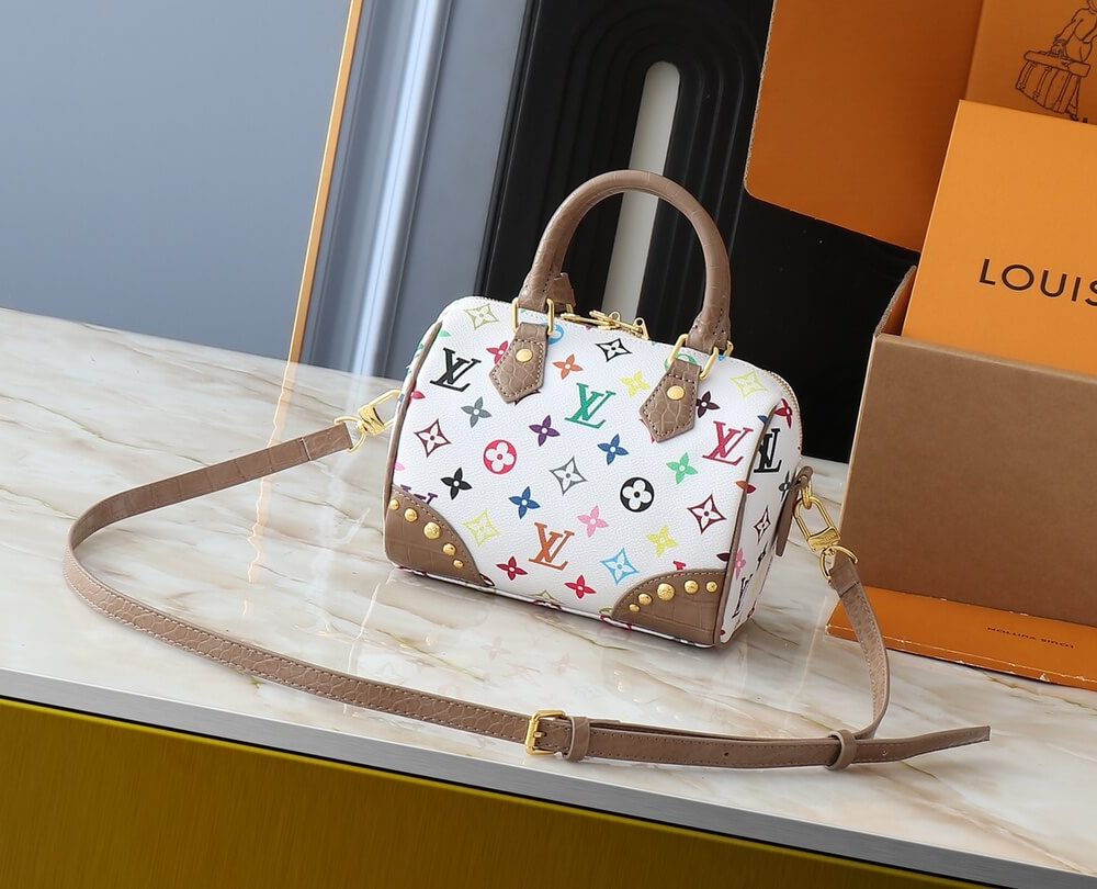 1:1 Replica Louis Vuitton LV Speedy Bandoulière 20 1 Luxury Bag For Women M58953 M46234 M46222 - 20.5 cm