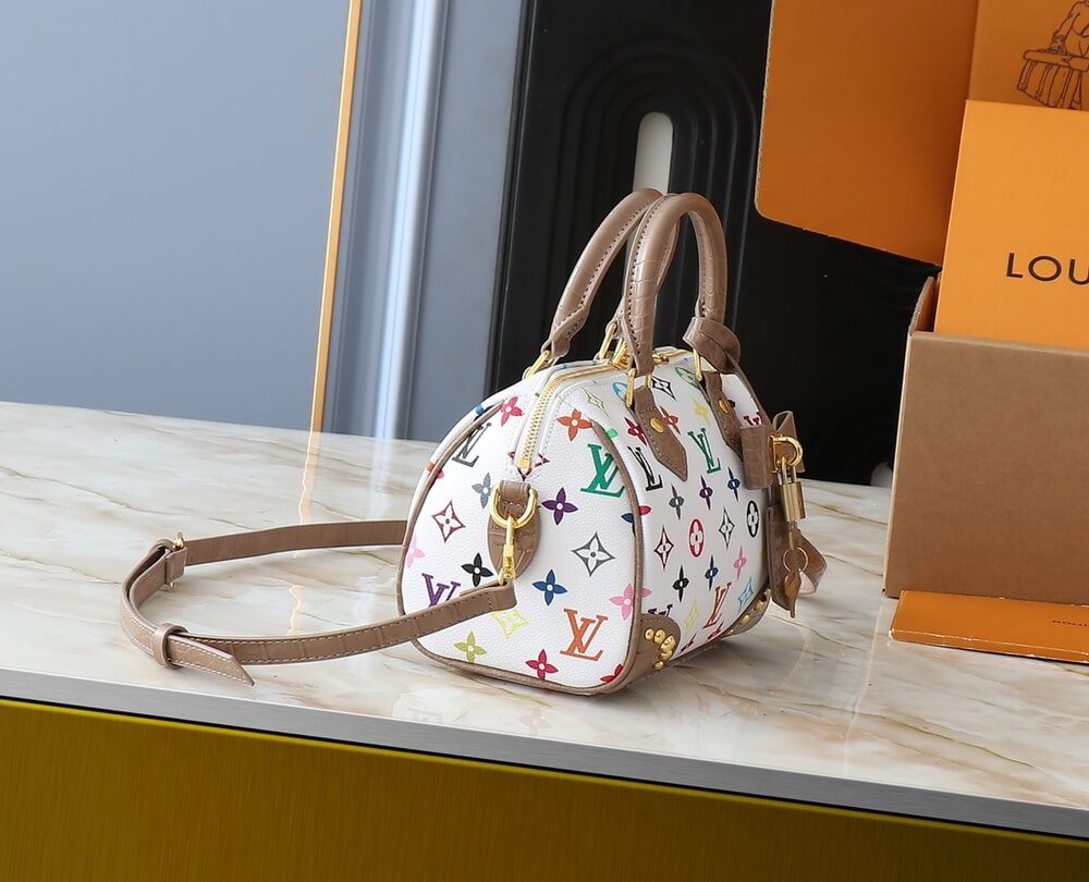 1:1 Replica Louis Vuitton LV Speedy Bandoulière 20 1 Luxury Bag For Women M58953 M46234 M46222 - 20.5 cm