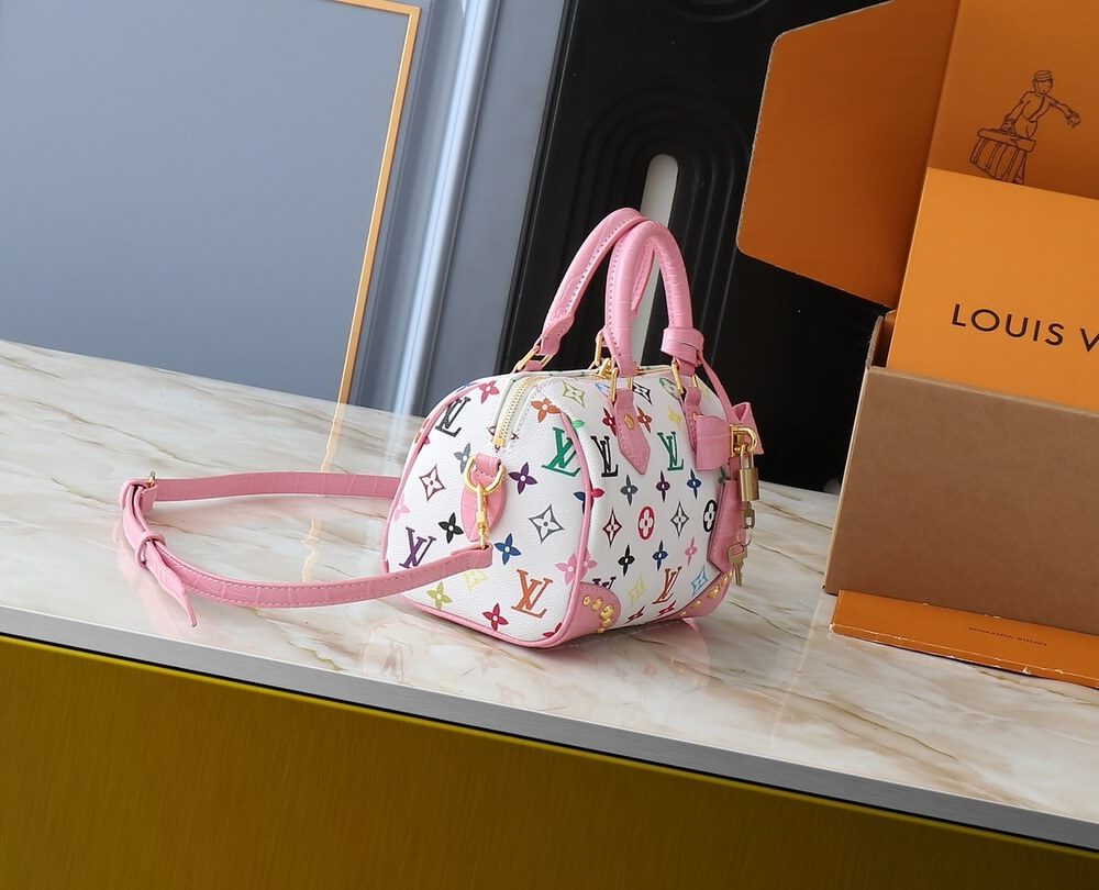 1:1 Replica Louis Vuitton LV Speedy Bandoulière 20 6 Luxury Bag For Women M58953 M46234 M46222 - 20.5 cm