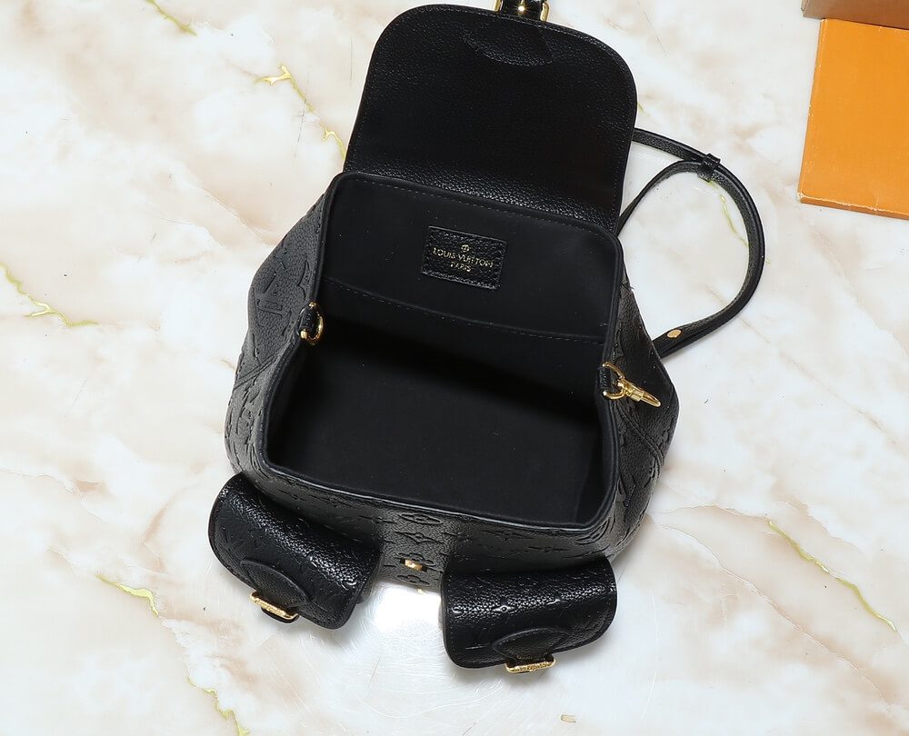 1:1 Replica Louis Vuitton LV Backup Bicolor Monogram Empreinte Leather Luxury Bag For Women M47072 - 22cm