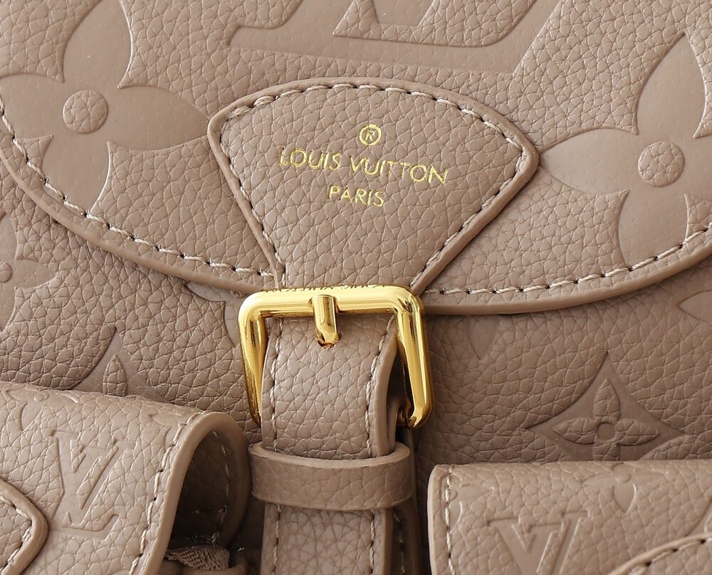 1:1 Replica Louis Vuitton LV Backup Bicolor Monogram Empreinte Leather Luxury Bag For Women - 22cm