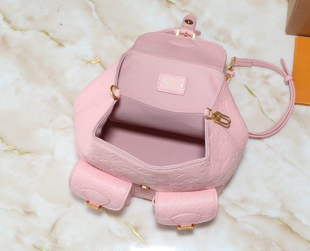 1:1 Replica Louis Vuitton LV Backup Bicolor Monogram Empreinte Leather Luxury Bag For Women M47074 - 22cm