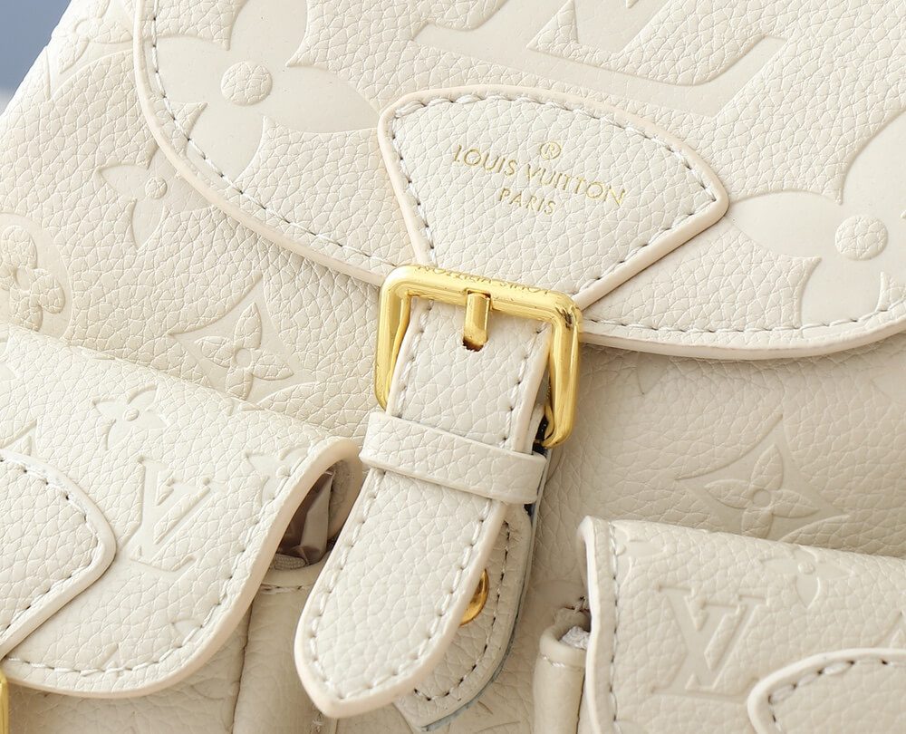 1:1 Replica Louis Vuitton LV Backup Bicolor Monogram Empreinte Leather Luxury Bag For Women M47106 - 22cm