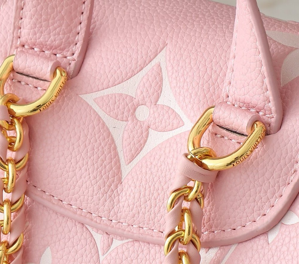 1:1 Replica Louis Vuitton LV Backup Bicolor Monogram Empreinte Leather Luxury Bag For Women M12987 - 22cm