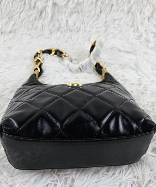 [REP 1:1] Chanel 24a Small Hobo Black Chain Bag luxury Bag  For Women, Women's Bags 20cm