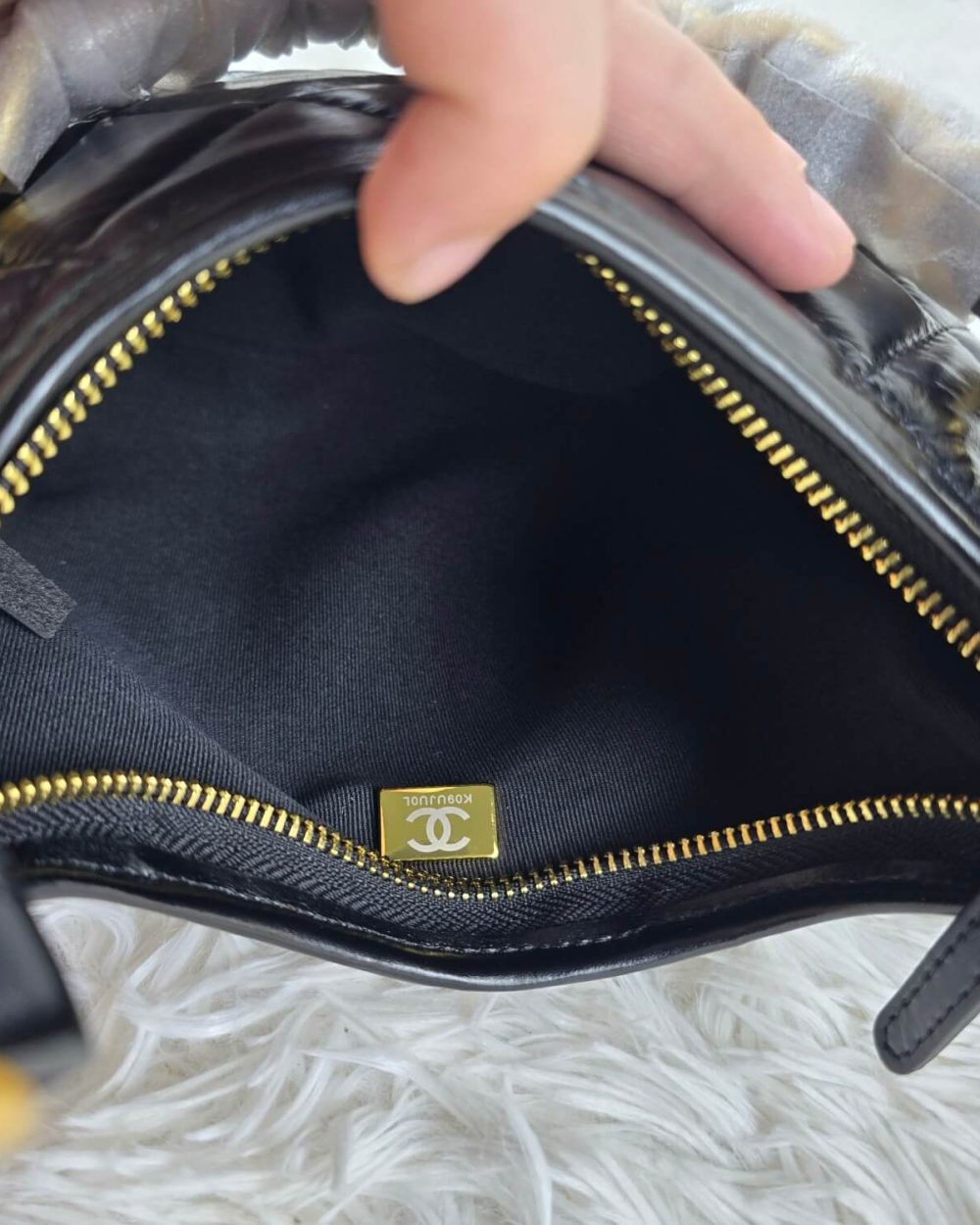 [REP 1:1] Chanel 24a Small Hobo Black Chain Bag luxury Bag  For Women, Women's Bags 20cm