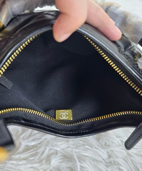 [REP 1:1] Chanel 24a Small Hobo Black Chain Bag luxury Bag  For Women, Women's Bags 20cm