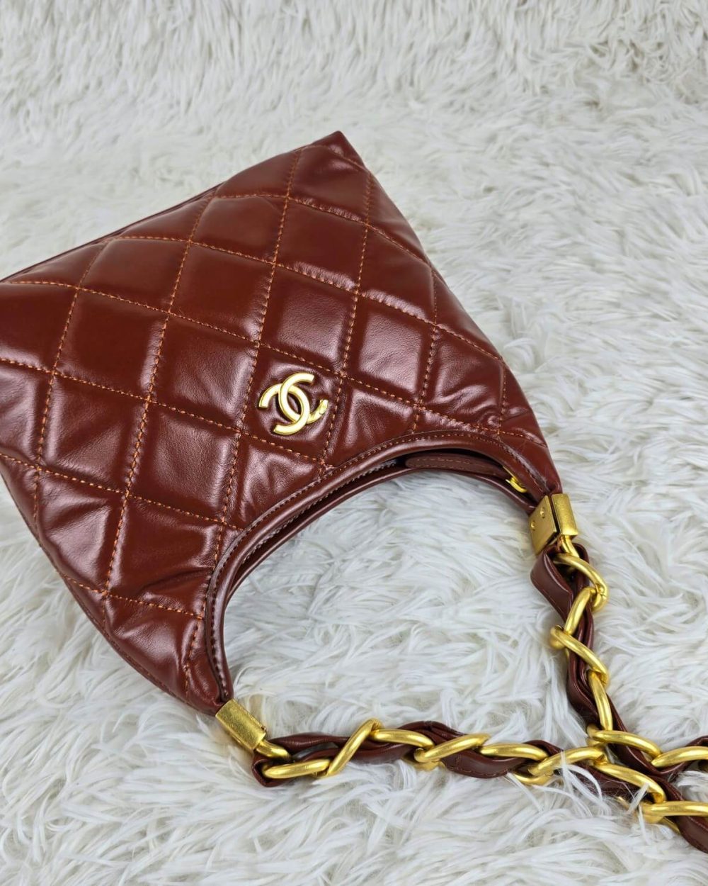 [REP 1:1] Chanel 24a Small Hobo Chain Bag luxury Bag  For Women, Women's Bags 20cm