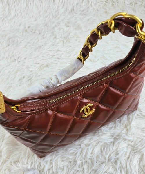 [REP 1:1] Chanel 24a Large Hobo Chain Bag luxury Bag  For Women, Women's Bags 32cm