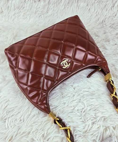 [REP 1:1] Chanel 24a Large Hobo Chain Bag luxury Bag  For Women, Women's Bags 32cm