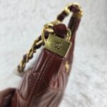 [REP 1:1] Chanel 24a Large Hobo Chain Bag luxury Bag  For Women, Women's Bags 32cm