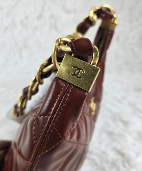 [REP 1:1] Chanel 24a Large Hobo Chain Bag luxury Bag  For Women, Women's Bags 32cm